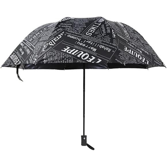 NTWHTB Mini Compact Umbrella Windproof Travel Sun &Rain with capsule Case